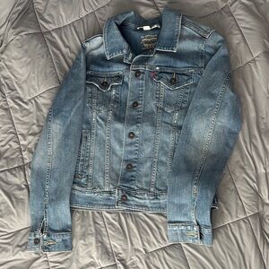 Levi's Faded Light Blue Denim Trucker Jacket